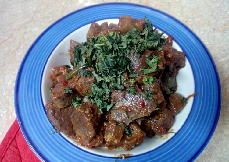 Simple Way to Prepare Super Quick Homemade Dry Kaleji