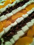 TARTA De Cocoa y Galletas con Leche de Vainilla
