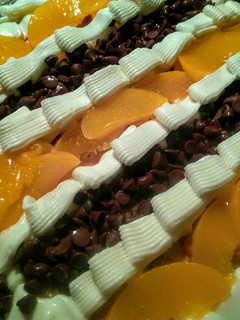 Una foto de TARTA De Cocoa y Galletas con Leche de Vainilla