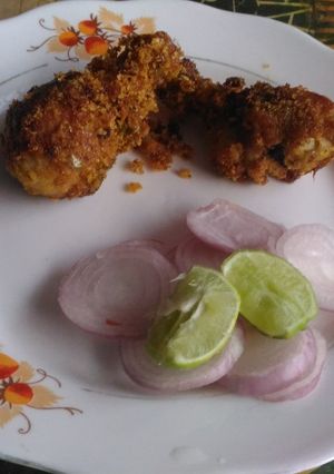 A picture of Tangri kabab.