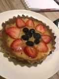 Tartaletas de fresa y arándanos