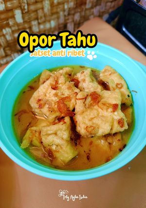 Foto resep Opor tahu satset