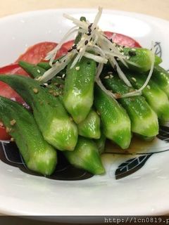 和風醬涼拌秋葵 的食譜成品照片