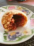 Muffins de avena sin azúcar relleno de mermelada 0% azúcar