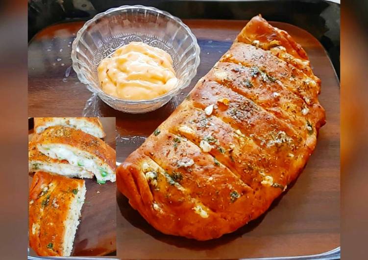 How to Make Speedy Cheese garlic bread (without yeast)