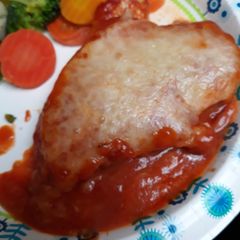 A picture of Naked Chicken Parmesan.