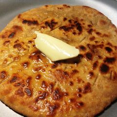A picture of Khubba Parantha.