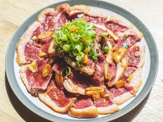 Japanese-style rare roast beef