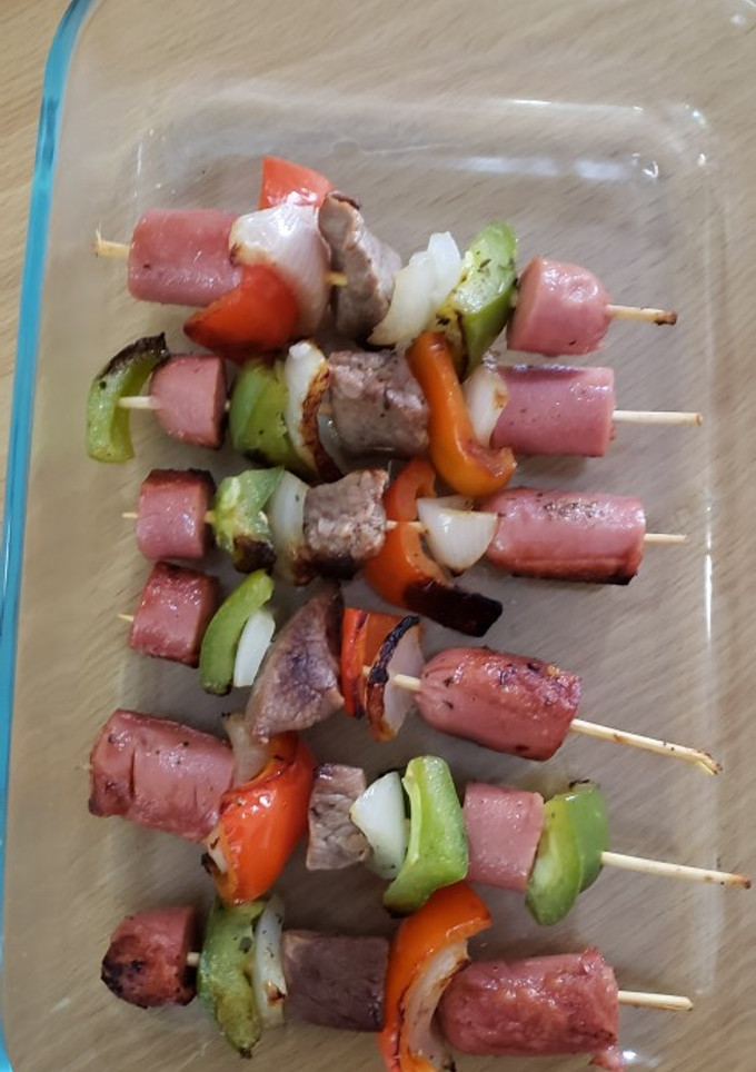 Una foto de Brochetas
