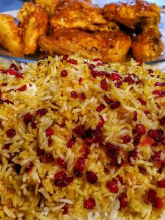 عکسی از دستور زرشک پلو با مرغ