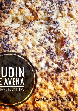 Una foto de Budín de avena y banana