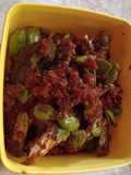 Sambal ikad bader dan pete