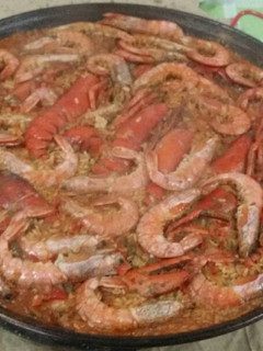 Una foto de Arroz de bogavante