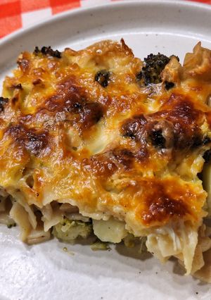 Sajtos - tésztás brokkoli recept fotója