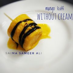 Mango kulfi A picture of Mango kulfi.