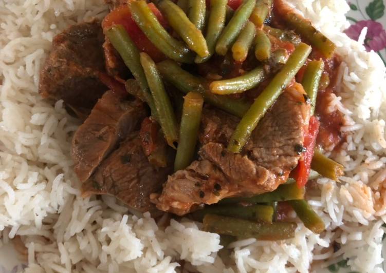 Green bean stew �?اصوليا خضراء