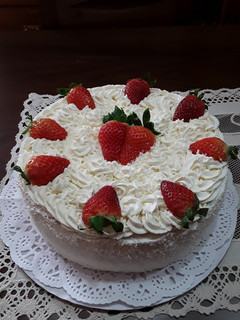 Una foto de Tarta de fresa