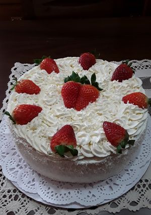Una foto de Tarta de fresa