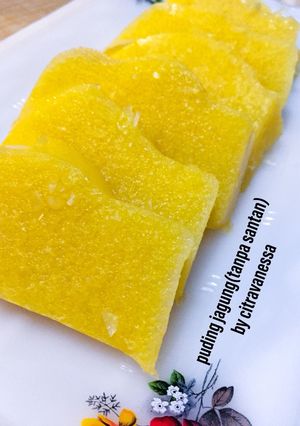 Foto resep Puding jagung manis (tanpa santan)