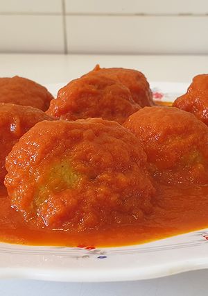 Una foto de Albóndigas de calabacín