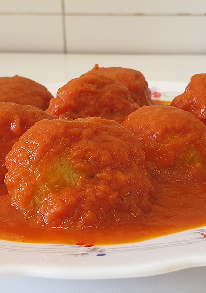 Una foto de Albóndigas de calabacín
