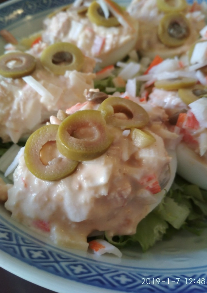 Una foto de Ensaladilla de cangrejo