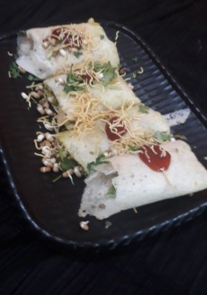 A picture of Sprouts masala dosa wraps.
