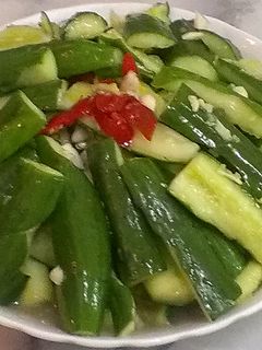 涼拌小黃瓜 的食譜成品照片