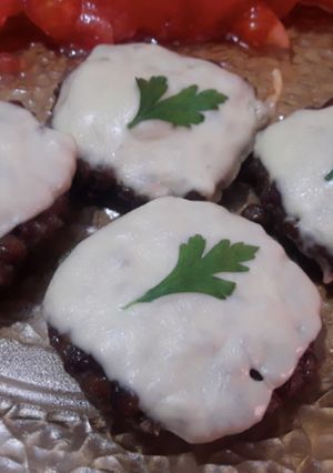 Una foto de Hamburguesas de carne y lentejas