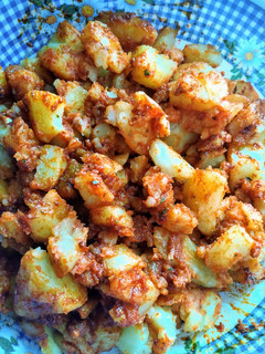 Una foto de Patatas aliñadas