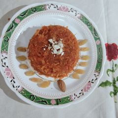 A picture of Carrot Apple Halwa (sweet and salty).