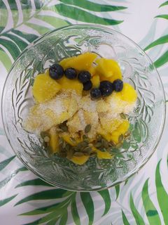 Una foto de Merienda tropical