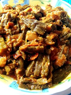 ঢ্যাঁড়শ কষা রেসিপির প্রধান ছবি