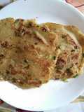 Savory scallions sourdough pancake 葱香煎饼（麦糊烧）🥞