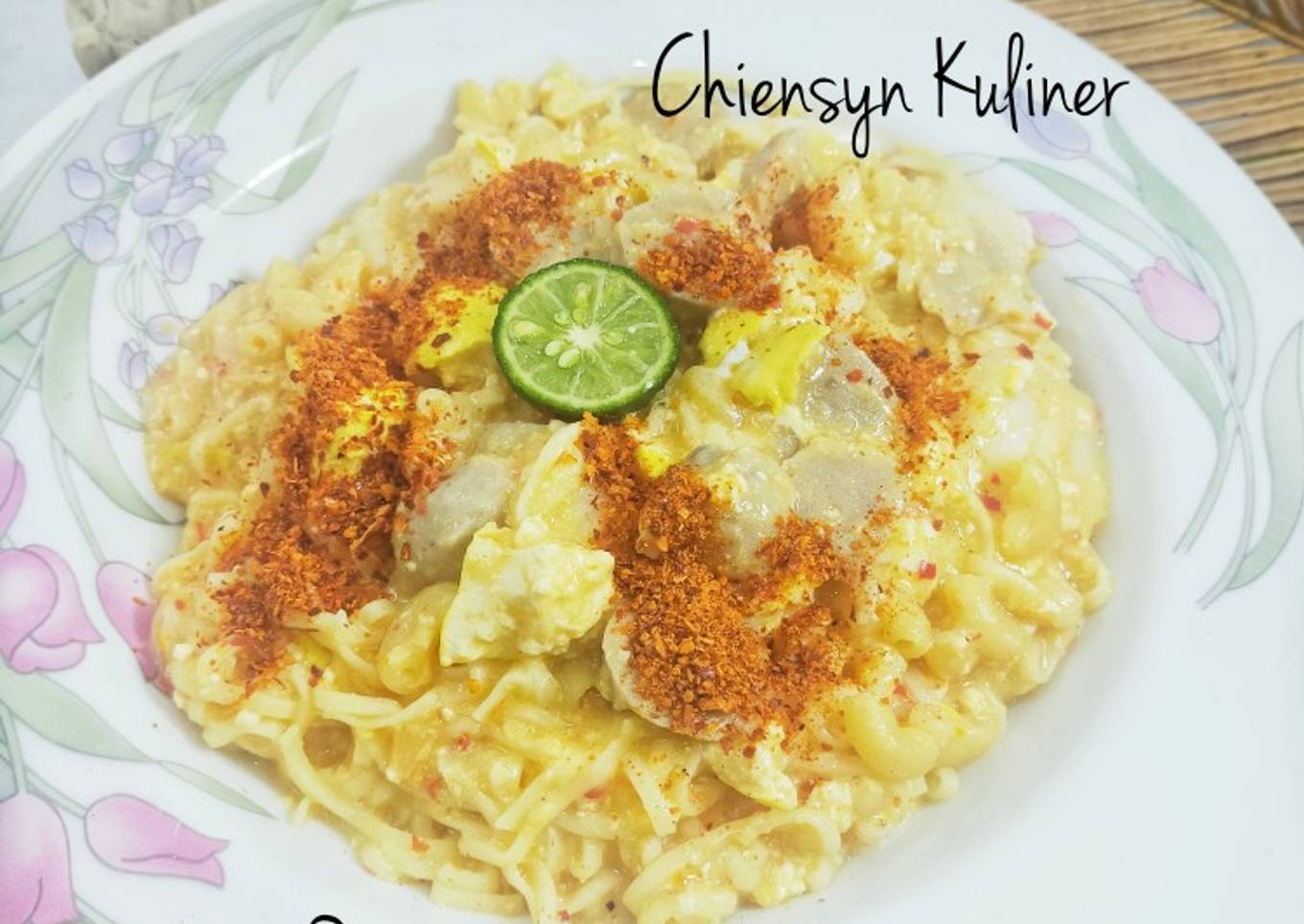 Seblak makaroni Tahu