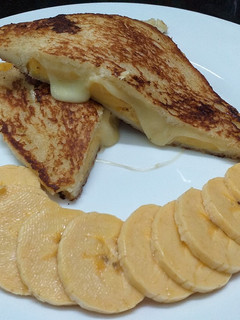 A picture of Cheese Banana Stuffed Bread.