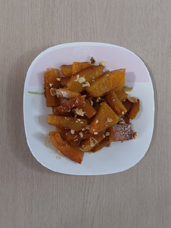 عکسی از دستور کدو با دارچین و شیره