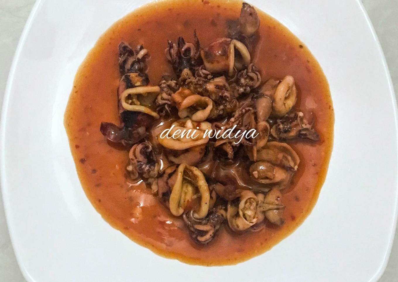 Cumi Saus Pedas