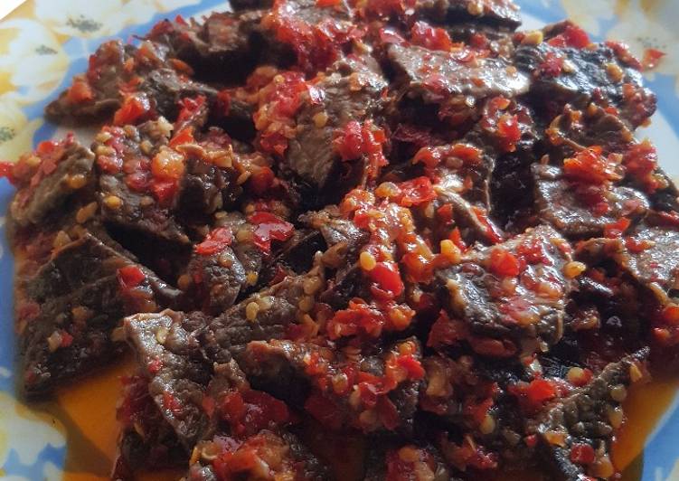 Resep Mudah Paru Balado Super Simpel Lezat Mantap