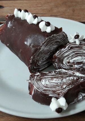 Foto resep Rolled Mille Crepes