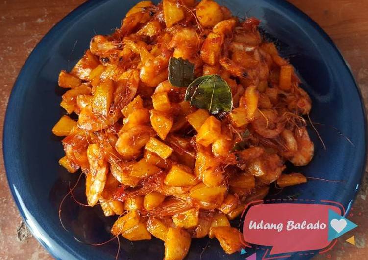 Cara Gampang Membuat Udang Balado (paling mudah), Lezat Sekali