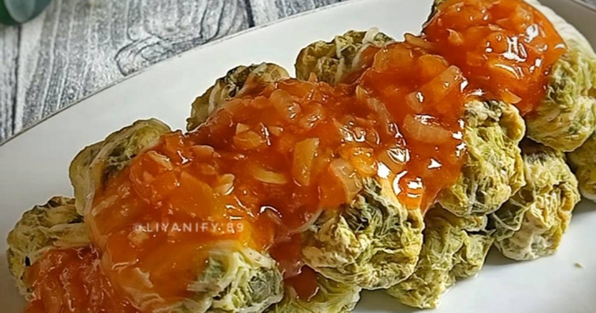 Resep Sawi Gulung Isi Ayam Oleh Liyanify Cookpad