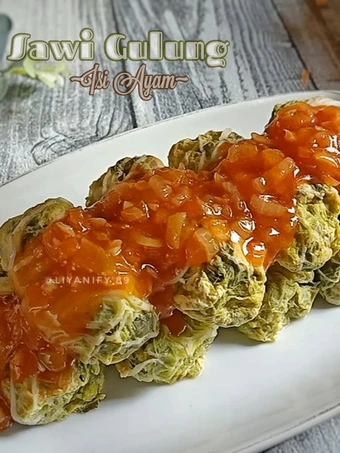 Cara Gampang Membikin Resep Sawi Gulung Isi Ayam yang Bisa Manjain Lidah Anti Ribet, Mantap Sekali