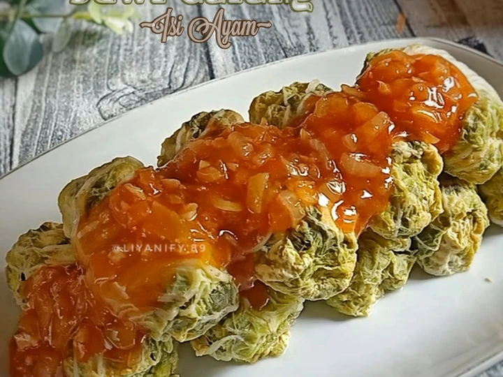 Cara Gampang Membikin Resep Sawi Gulung Isi Ayam yang Bisa Manjain Lidah Anti Ribet, Mantap Sekali