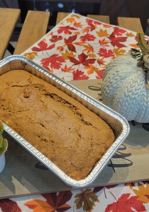 عکسی از دستور کیک کدو حلوایی pumpkin cake