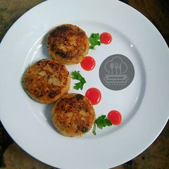 Aloo tikki with twist A picture of Aloo tikki with twist.