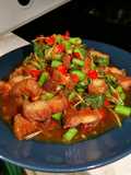 กระเพราหมูกรอบ