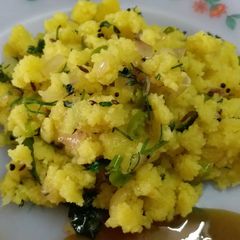 A picture of Rava Upma.