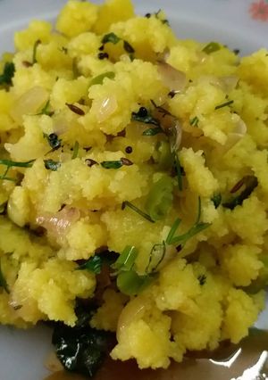 A picture of Rava Upma.