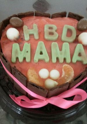 Foto resep Puding cake kukus ulang tahun
